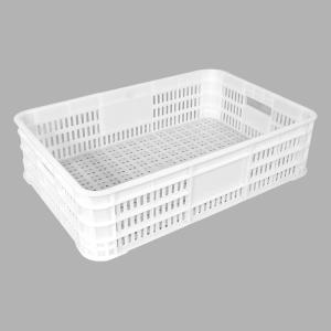 Supermarket Plastic Mesh Stackable Moving Crate for Customized Color Durable