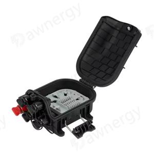 24 Core Fiber Optic Distribution Box Black PC ABS/ABS Box IP68 Multimode