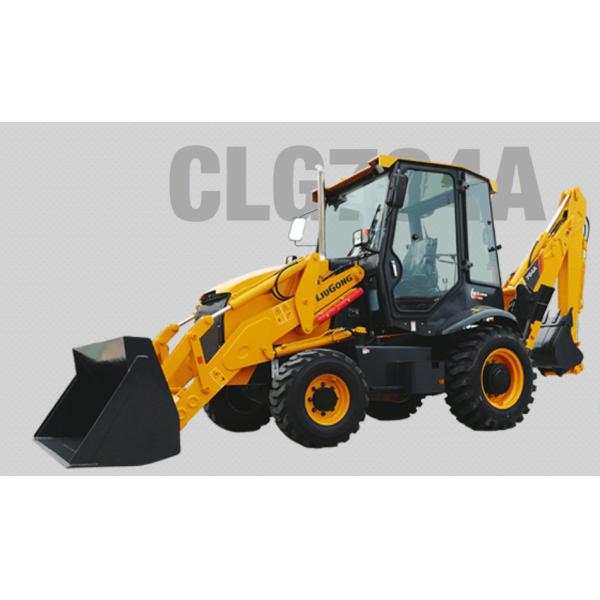 Quality 75KW 8 Ton Loader Mini Backhoe Loader CLG764A 4x4 Backhoe Excavator Loader wholesale