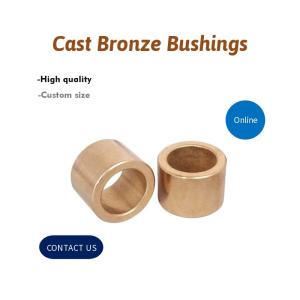 OEM C86300 SAE 430B Manganese Bronze Straight & Flanged Bushing Cast Bronze