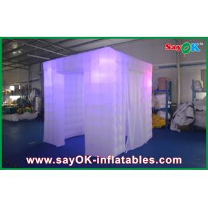 Inflatable Party Decorations 2 Doors Inflatable Photo Booth , Led Light