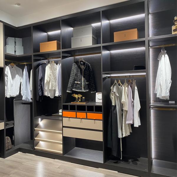 Quality Modern Bedroom With Walk In Closet Home Furniture Modern Wardrobe Closets wholesale