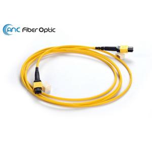 MTP To MTP Elite Fiber Optic Trunk Cable LSZH SM 24 Fiber 3.0mm Mini Jacket