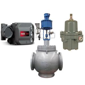 China Cast Iron Ball Valve With Fisher DVC6200F Digital Valve Positioner And