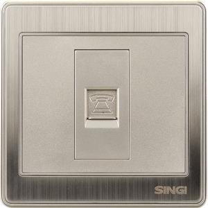 PC fame Wall Panel Network Data RJ45 Modular Socket Coaxial phone Connector