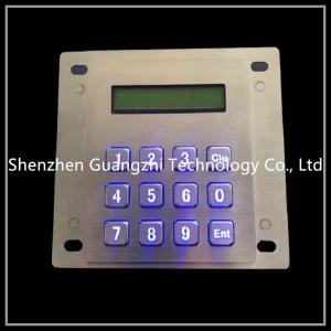 Cheap Metal Usb Numeric Keypad With Display , LED Backlit Wired Numeric Keypad for sale