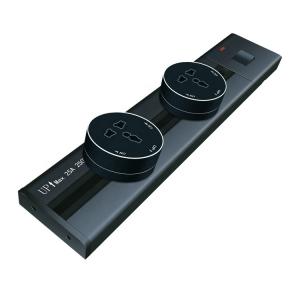 Surface Wall Mounted Kitchen Power Sockets with Multifunctional LED Track Socket