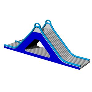 0.9mm Pvc Tarpaulin Aqua Park Obstacle Course , Aqua Inflatable Park