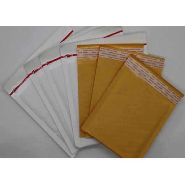 Quality Customized Yellow Kraft Paper Bubble Mailers Easy To Tear Padded For Mailing wholesale