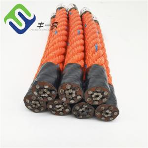 16mm Steel Wire Core Pp Polypropylene Combination Rope For Fishing Industry