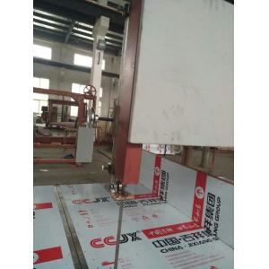 Sponge Block Vertical Cutting Machine , Sponge Cutting Machine Long Life