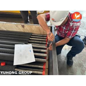 ASTM A213 T22 (K21590) HFW Serrated Fin Tube For Heat Exchanger