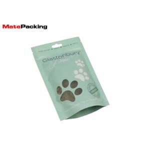 Custom Plastic Stand Up Pouch Matte Child Proof Zipper Bags With Zipper / Window