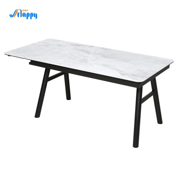 Quality Scratch Resistant Extendable Kitchen Table Adjustable With 1700mm Length wholesale