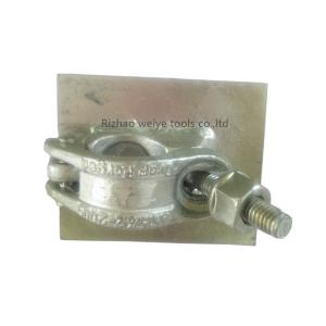Cheap Board retaining Scaffold Single Coupler with welded plate for pipe scaffoldings for sale