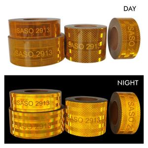 Aluminized Customized Mirco Prismatic SASO 2913 Self Adhesive Reflective Tape