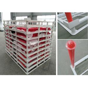 Storage Portable Stacking Racks Stackable Warehouse Racks Circular Steel Tube