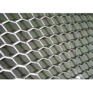 Rhombus Hole Expanded Metal Mesh Hot Dipped Galvanized Surface Thickness 4mm