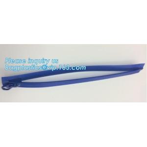 Waterproof Zipper With Two Slider Plastic Wate Tight TPU Double Open Zipper For