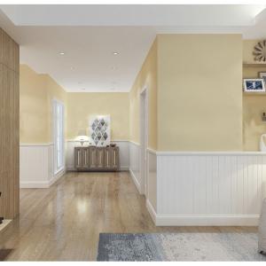 Embossed WPC Fluted Wall Panel 15mm Acid And Alkali Resistance