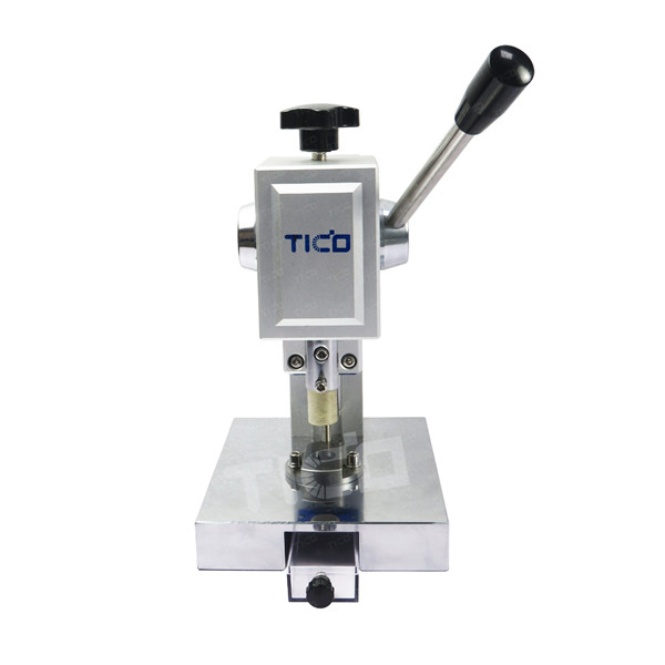 Quality Compact Manual Coin Cell Electrode cutting machine with Electrode and Separator Cutting Die Optional wholesale