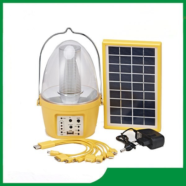 Quality High quality portable solar lantern, rechargeable led solar light with FM radio & phone charger wholesale