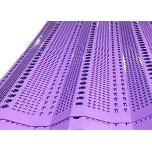 2.4m Length Wind Dust Fence / Perforated Metal Screen Wall Galvanized