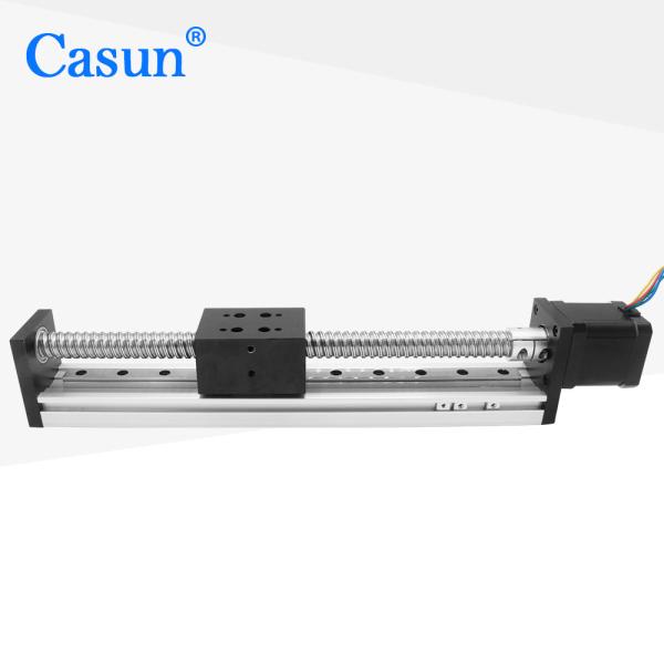 Quality Micro Nema 17 Ball Screw Slider Rail With Nema 17 Hybrid Stepper Motors CE RoHS Certifications wholesale