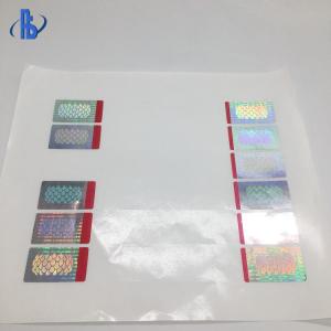 Tamper Proof Hologram Stickers For Confidential Document / Certificate