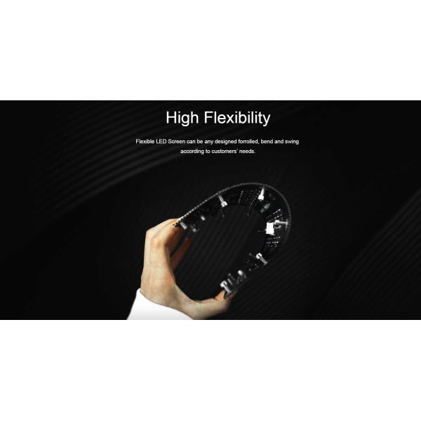 Flexible LED Screen Soft LED Module Creative Video Wall Customized Shape Space Saving