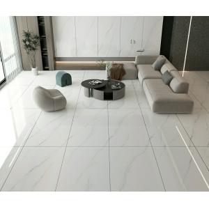 White Polished Glazed Porcelain Tile 900x1800x9mm 0.5% W.A