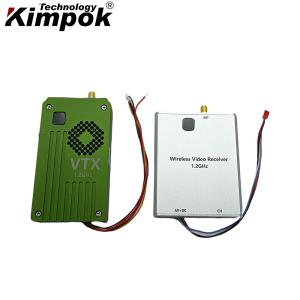 Cheap 1.2Ghz 8W UAV Video Transmitter Receiver Image Sender with 8 Channels for Drone Transmission for sale
