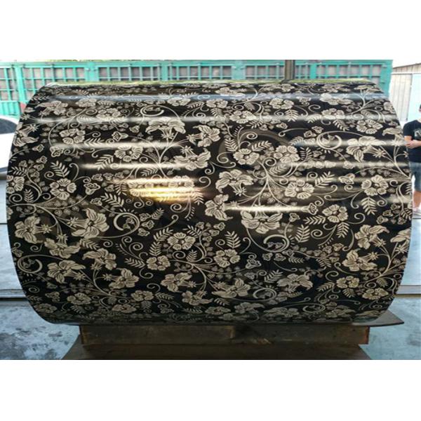 Quality Printing Flower PPGI Steel Coil Color Customized For Decoration / Construction wholesale