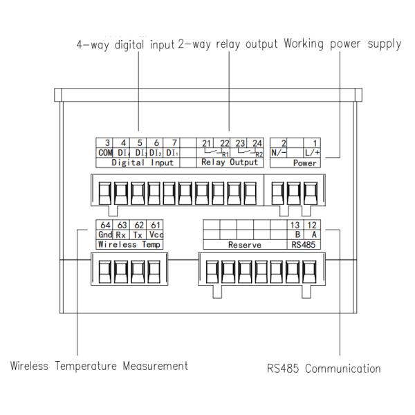 Class 0.5 8W Wireless Temperature Monitoring System ARTM-Pn Wireless Temperature Monitoring device to HT Motor Terminal