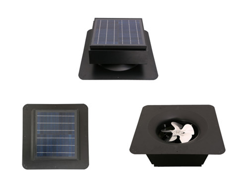 15W9IN Stainless Steel Solar Roof Ventilation Shielded12v dc fan