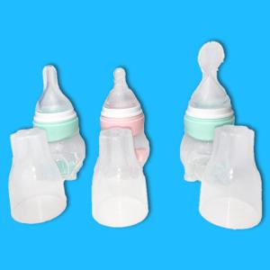 BPA Free Newborn Teething Toys Milk Bottle Medium Flow Customized