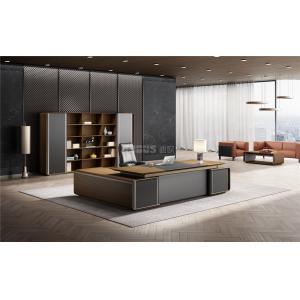 Wood Veneer Painted 1" Executive Office Table Three Drawers DIOUS