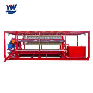 Membrane Mobile Filter Press For Sludge Dewatering Filter Press System Piling On