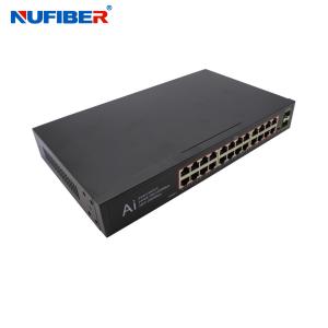 Gigabit POE Switch 24*10/100/1000Mbps PoE port to 2*1000M SFP Slot DESKTOP/Rack