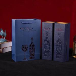 Glossy Lamination Custom Wine Shipping Boxes Eco Friendly Cardboard Clamshell