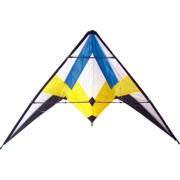 Various Color Delta Stunt Kite Fashionable Design With Fiberglass Frame