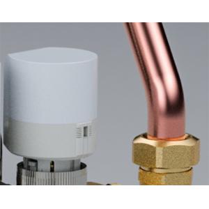 6020 Brass End Piece With G1" Felxible Female Nut For Hot Forged Return Manifold