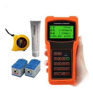 Handheld Ultrasonic Flow Meter Sensor / Totameter / Effusion Meter