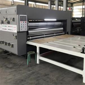 Semi-automatic Chain Feeding Multicolor Printing Slotting Die Cutting Machine