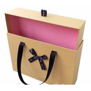 China Custom printed luxury black paper cardboard folding magnetic clothing gift box with ribbon,Paper Chocolate Gift Box For on sale