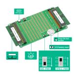 Laptop DDR4 DDR5 Memory Test Card Adapter PCB Circuit Test Tool
