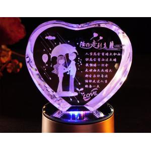 Mini 3D Crystal Laser Engraving Machine Air Cooling 300000 Point/Min Max