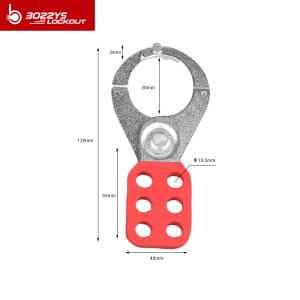 Steel Lockout Hasp with 6 Hooks Available Customized