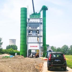 Compact Structure Stationary Asphalt Plant 200t/H 185t Weight 1 Year Warranty