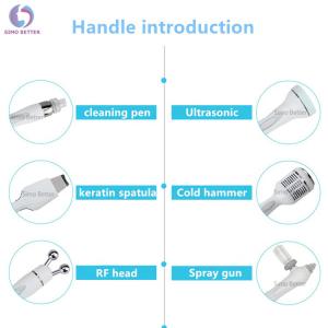 6 In 1 Small Bubble Oxygen Therapy Facial Machine For Water Dermabrasion